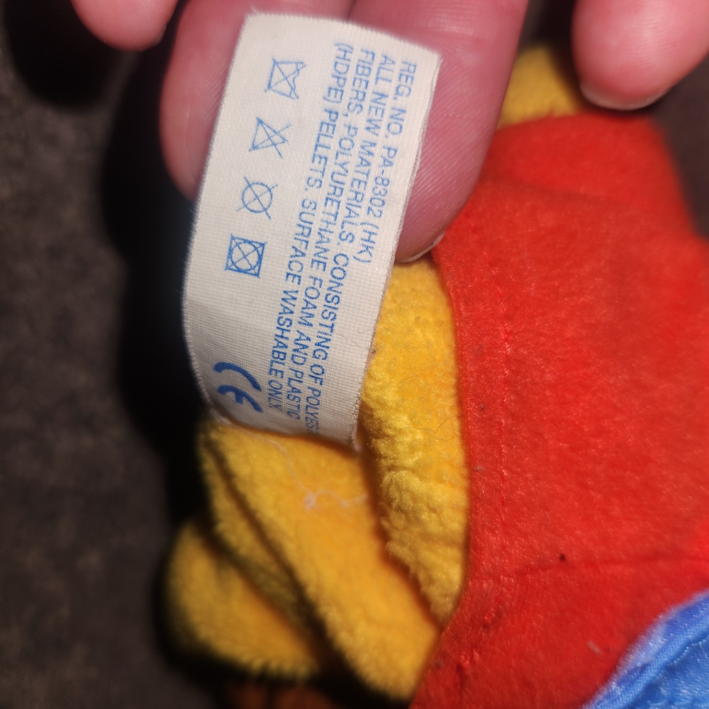 Plush Bear with Purple Hat and Red Shirt‎ - Picture 6 of 10